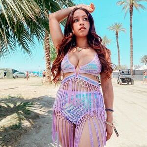 Coachella top and bottom fit! EASTNWEST LABEL SET